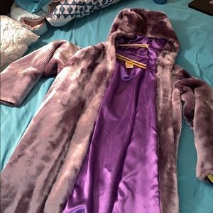 A beautiful royal purple coat!